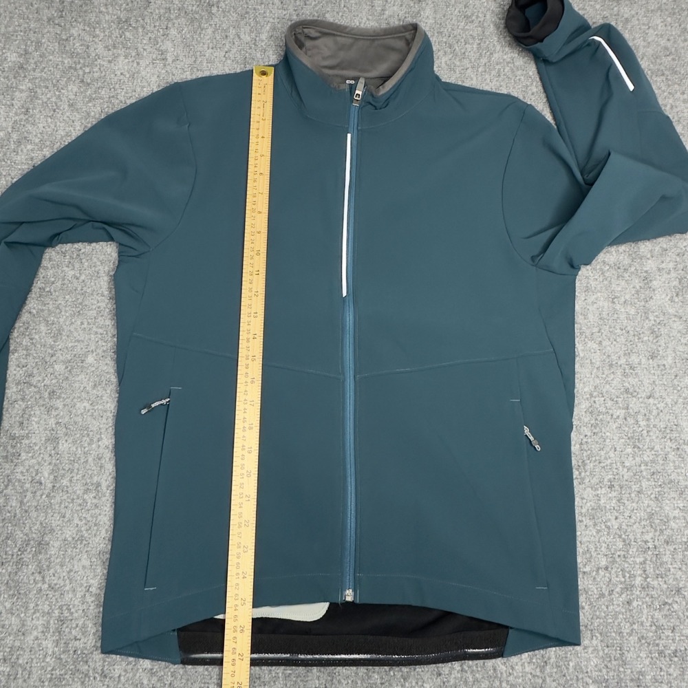 REI Co-op Cycles Jacket Mens M Blue Cycling Athletic Softshell Biking Gorpcore - Picture 10 of 10